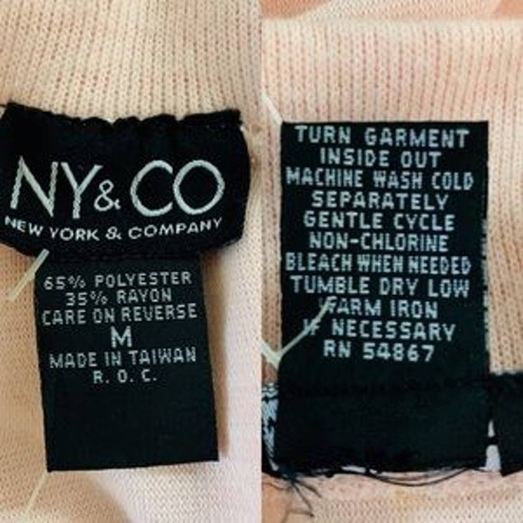 NY & Co Sweater Pink Medium Long Sleeves Mock Turtleneck Soft New - Picture 8 of 11